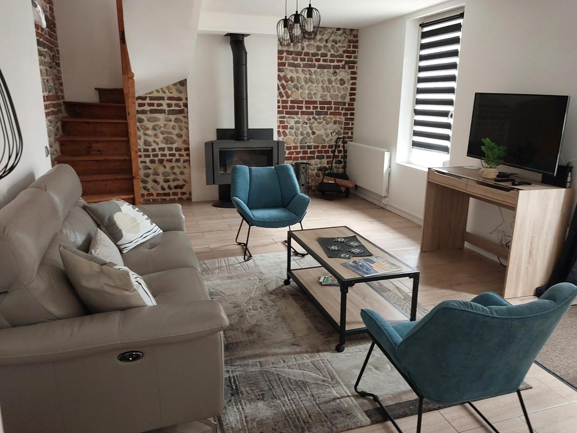 Maison De Charme A Dieppe, Confort Et Loisirs Luaran gambar